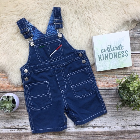 Tommy Hilfiger Other - Tommy Hilfiger | Vintage Blue Cotton Snap Overalls